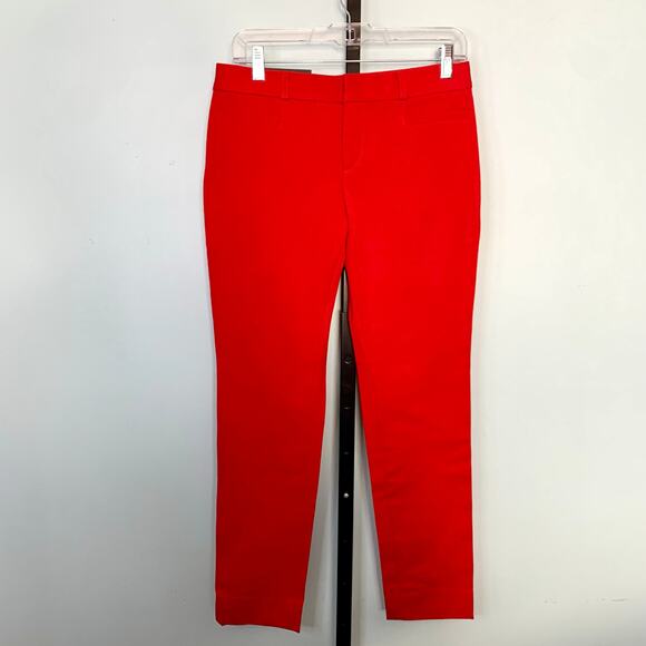 NWT Banana Republic Factory Red Sloan Fit Pants Size 2 - Picture 2 of 8